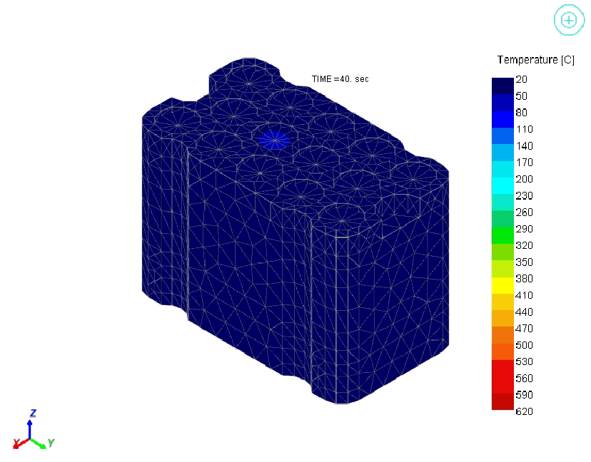 middle cell trigger thermal runaway simulation