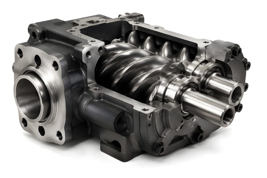 Industrial Screw Compressor Element for Process Air Systems Manufacturing Equipment Maintenance and Compression Applications Work
